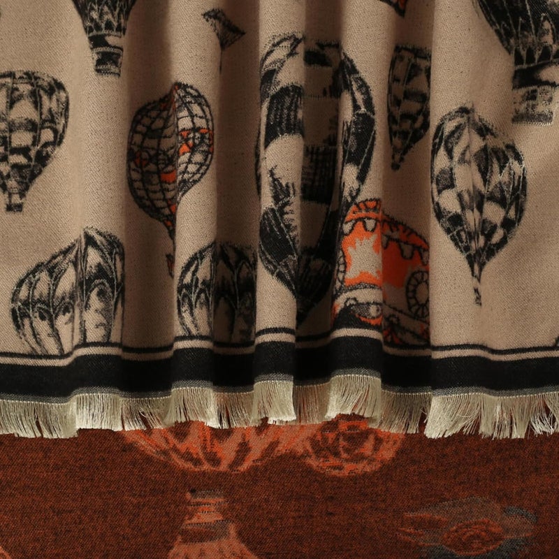 EXTREE Scarfs for Women Pashmina Silky Shawl Wrap for Evening Dressing Blanket Open Front Poncho Cape - Image 3